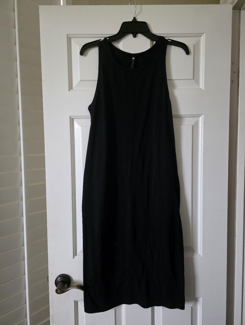 Cotton On Black Sleeveless Midi Dress L